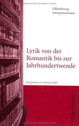 Lyrik von der Romantik bis zur Jahrhundertwende: Band 96