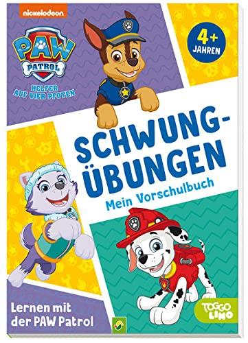 Lernen mit der PAW Patrol: Schwungübungen. Mein Vorschulbuch: Für Kinder ab 4 Jahren