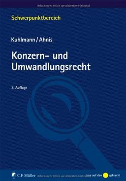 Konzern- und Umwandlungsrecht (Schwerpunktbereich)