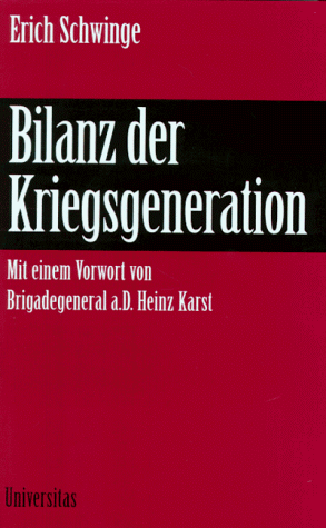 Bilanz der Kriegsgeneration