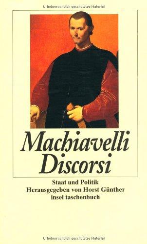 Discorsi: Staat und Politik (insel taschenbuch)