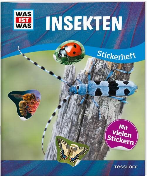 WAS IST WAS Stickerheft Insekten / Schmetterlinge, Bienen, Käfer - Kunterbunter Wissensspaß mit über 100 wiederablösbaren Stickern / Für Kinder ab 8 Jahren