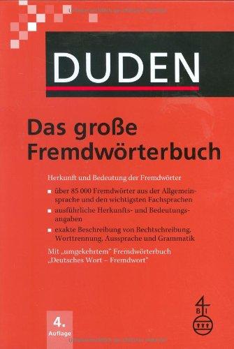 Duden - Das große Fremdwörterbuch - Buch plus CD-ROM: Herkunft und Bedeutung der Fremdwörter - Über 85.000 Fremdwörter