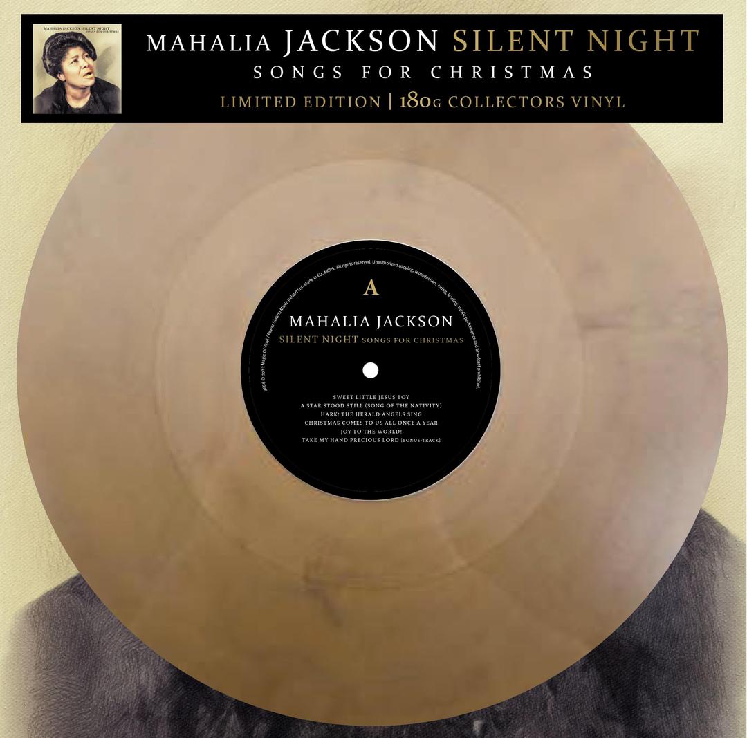 Mahalia Jackson - Silent Night - Songs For Christmas [The Original Recording] - Limitiert - 180gr. marbled [ Limited Edition / marbled Vinyl / 180g Vinyl] [Vinyl LP]