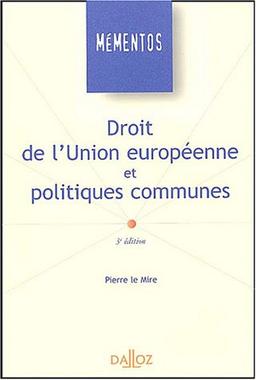 Droit de l'Union européenne et politiques communes