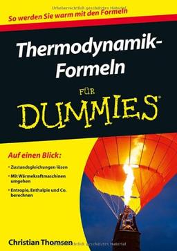 Thermodynamik-Formeln für Dummies (Fur Dummies)