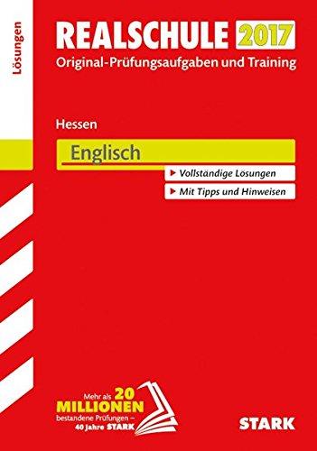 Abschlussprüfung Realschule Hessen - Englisch Lösungsheft