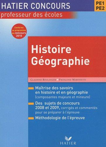 Histoire géographie