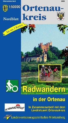 Ortenaukreis 1 : 50 000. Radwanderkarte Nord- und Südteil: Incl. Straßburg