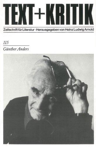 Günther Anders (TEXT+KRITIK 115)