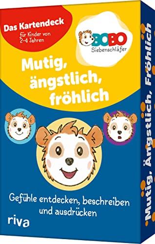 Bobo Siebenschläfer – Mutig, ängstlich, fröhlich: Gefühle entdecken, beschreiben und ausdrücken – Das Kartendeck für Kinder von 2-4 Jahren