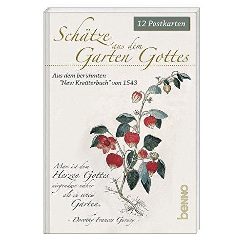 Postkartenbuch »Schätze aus dem Garten Gottes«: 12 Postkarten mit Motiven aus dem berühmten »New Kreüterbuch« von 1543