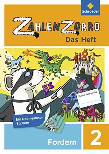 Zahlenzorro - Das Heft: Forderheft 2