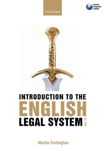 Introduction to the English Legal System