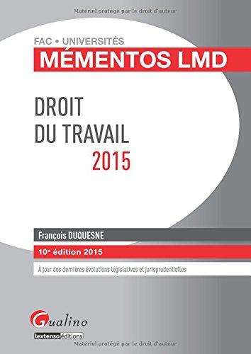 Droit du travail 2015