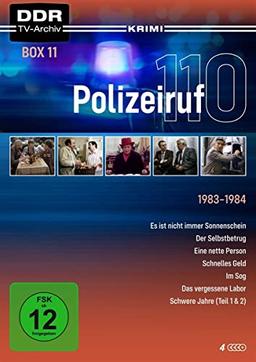 Polizeiruf 110 - Box 11 (DDR TV-Archiv) mit Sammelrücken [4 DVDs]