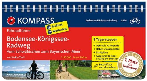 Bodensee-Königssee-Radweg - Vom Schwäbischen zum Bayerischen Meer: Fahrradführer mit Top-Routenkarten im optimalen Maßstab.