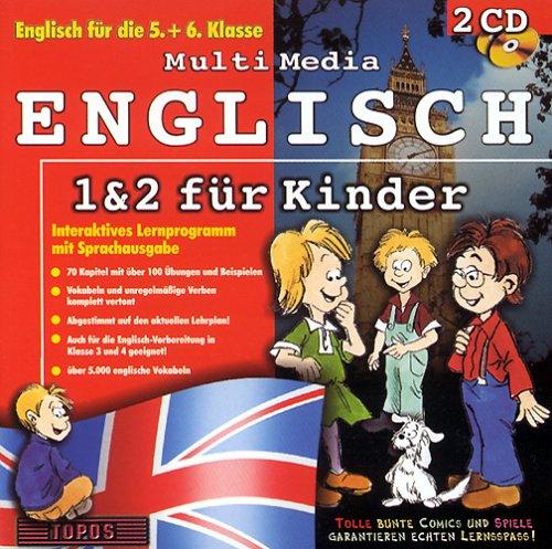 Multi Media Englisch 1 & 2 für Kinder, 2 CD-ROMs Englisch für die 5. und 6. Klasse. Interaktives Lernprogramm mit Sprachausgabe. Für Windows 95/98/NT