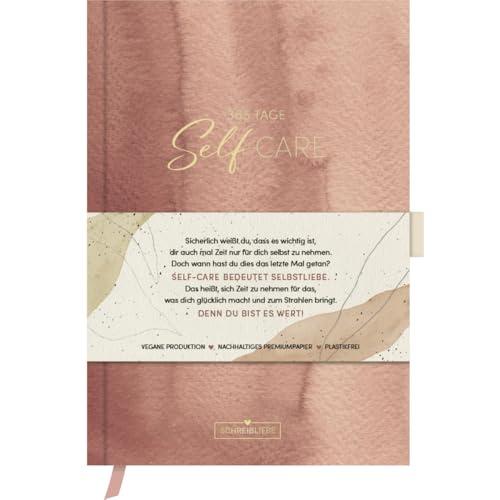 Self-Care Tagebuch Terra: 365 Tage Ausfüllbuch mit Goldveredelung für mehr Selbstliebe und Dankbarkeit sowie Tipps für deine Selbstfürsorge. 200 Seiten Schreibliebe