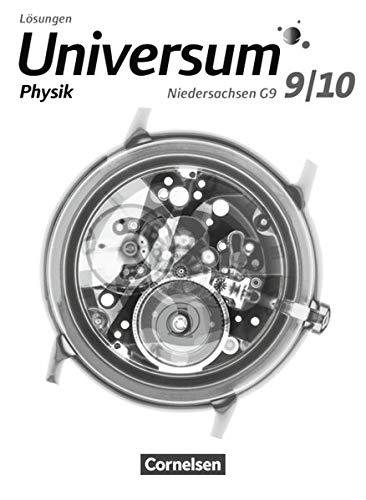 Universum Physik - Sekundarstufe I - Niedersachsen G9: 9./10. Schuljahr - Lösungen zum Schülerbuch