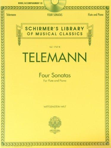 G.P. Telemann (Book & CD): Flute & Piano - Includes Downloadable Audio (Schirmer Library of Classics, 1767, Band 1767)