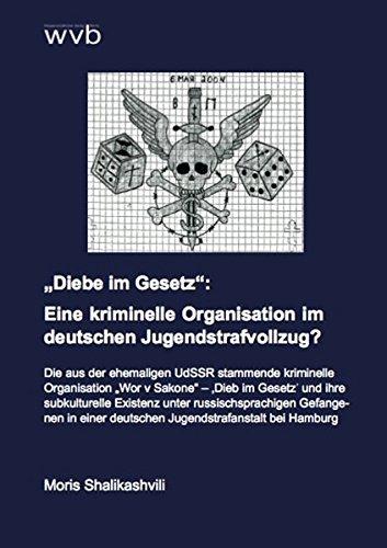 Diebe im Gesetz: Eine kriminelle Organisation im deutschen Jugendstrafvollzug?: Die aus der ehemaligen UdSSR stammende kriminelle Organisation "Wor v ... deutschen Jugendstrafanstalt bei Hamburg