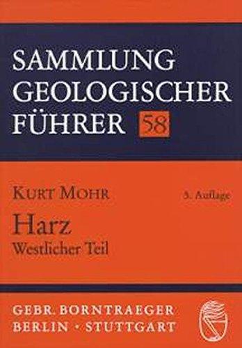 Sammlung geologischer Führer, Bd.58, Harz, westlicher Teil