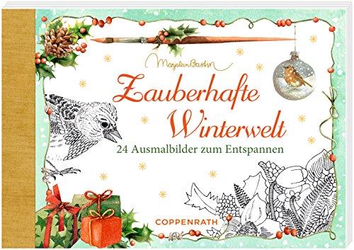 Kreativbuch - Zauberhafte Winterwelt: 24 Ausmalbilder zum Entspannen