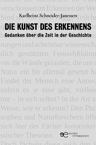 DIE KUNST DES ERKENNENS: Gedanken über die Zeit in der Geschichte (Globus)