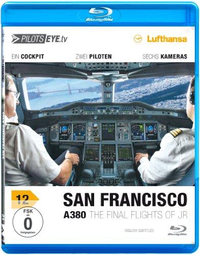 PilotsEYE.tv | SAN FRANCISCO A380 - Blu-ray: München - San Francisco A380 / Cockpitflight Lufthansa Airbus A380-800 The final flights of JR Bonus: ... Toulouse und Emergency Training am Simulator