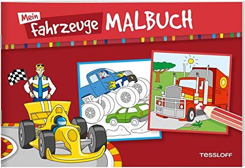 Mein Fahrzeuge-Malbuch: Malspaß für Kinder ab 5 Jahren (Malbücher und -blöcke)