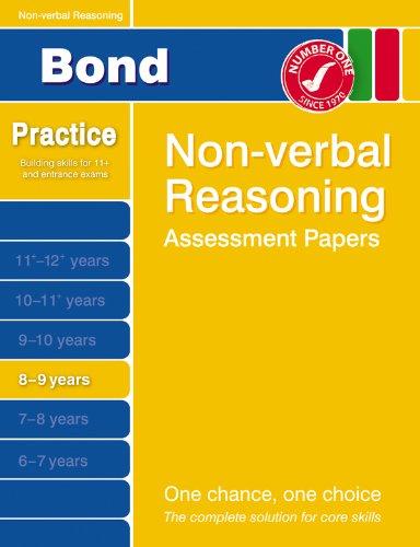 Bond Second Papers in Non-Verbal Reasoning 8-9 Years (Bond Assessment Papers)