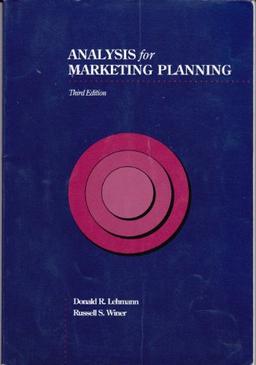 Analysis for Marketing Planning (The Irwin Series in Marketing)