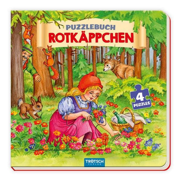 Trötsch Pappenbuch Puzzlebuch Rotkäppchen: Beschäftigungsbuch Entdeckerbuch Puzzlebuch