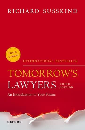 Tomorrow's Lawyers: An Introduction to your Future