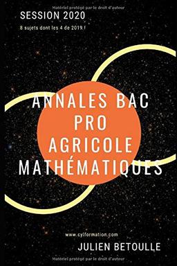 Annales Bac Pro Agricole Mathématiques