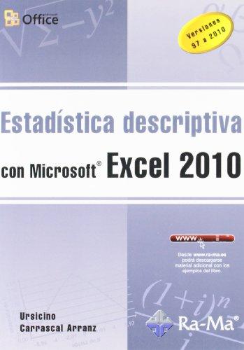 Estadística descriptiva con Microsoft Excel 2010