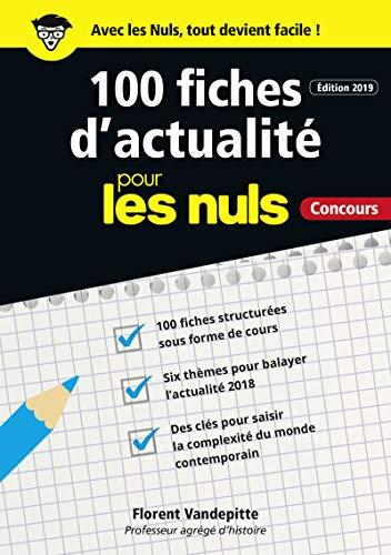 100 fiches d'actualité pour les nuls