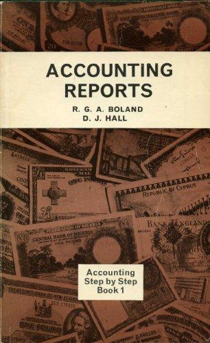 Accounting Reports (v. 1) (Library of Programmed Texts)