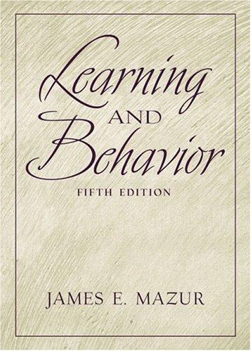 Learning and Behavior