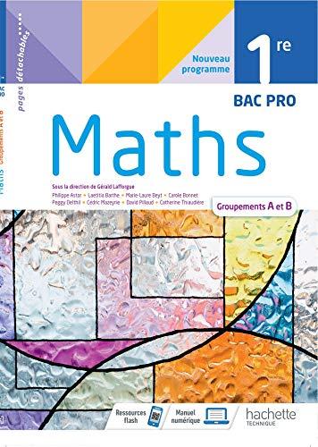 Maths 1re bac pro : groupements A et B : nouveau programme