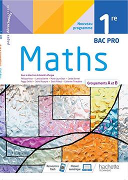 Maths 1re bac pro : groupements A et B : nouveau programme