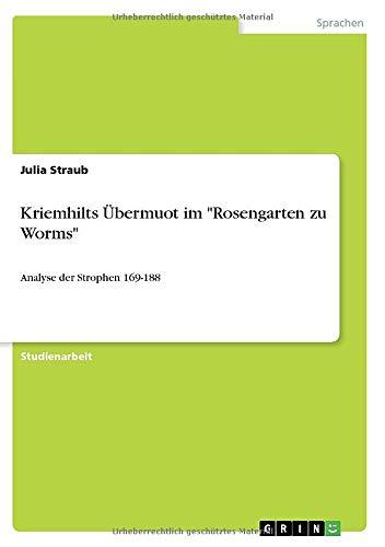 Kriemhilts Übermuot im "Rosengarten zu Worms": Analyse der Strophen 169-188