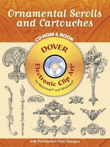 Ornamental Scrolls and Cartouches (Dover Electronic Clip Art)