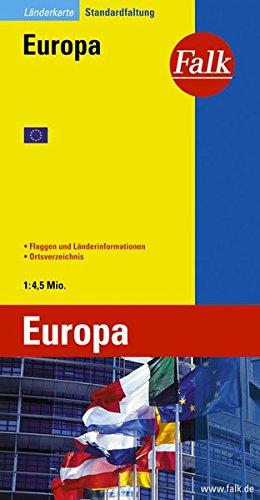 Falk Länderkarte Europa 1:4,5 Mio.