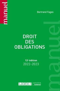 Droit des obligations : 2022-2023