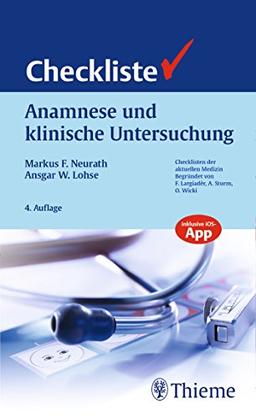 Checkliste Anamnese und klinische Untersuchung (Reihe, CHECKLISTEN MEDIZIN)