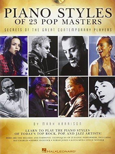 Piano Styles Of 23 Pop Masters: Secrets Of The Great Contemporary Players (Buch & CD)