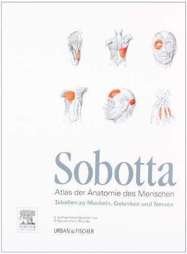 Sobotta Tabellen zu Muskeln, Gelenken und Nerven: Tabellen passend zur 23. Aufl. des Sobotta-Atlas