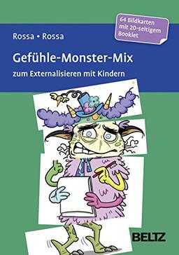 Gefühle-Monster-Mix zum Externalisieren mit Kindern: 64 Bildkarten mit 20-seitigem Booklet in stabiler Box, Kartenformat  1x98x143 und 3x49x143 mm. ... von Steffen Gumpert. Mit Online-Material